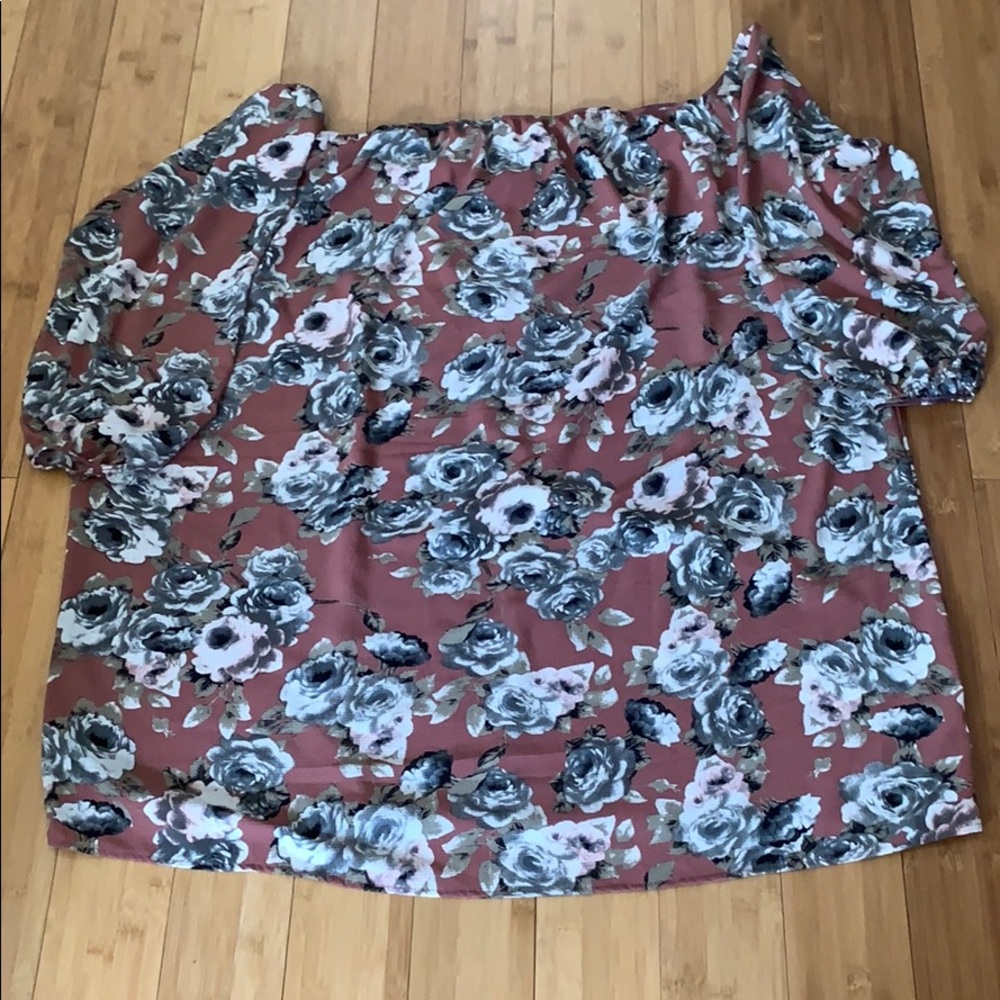 Charlotte Rouse Floral Dress Plus Size 3X